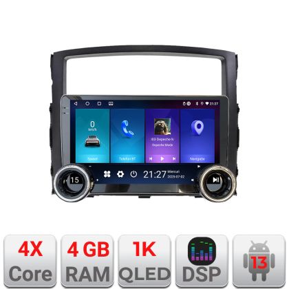 Navigatie Mitsubishi Pajero Kit-452 Edotec  4+64 10.5 inch Incell 1K android Wifi 5Ghz gps internet  
