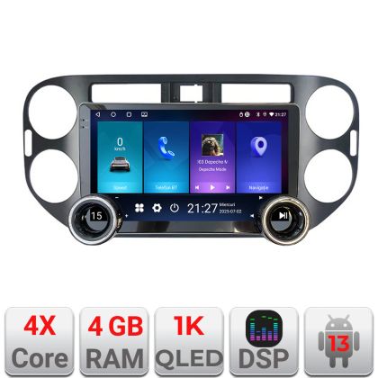 Navigatie VW TIGUAN si Golf Plus 2001-2011 Edotec  4+64 10.5 inch Incell 1K android Wifi 5Ghz gps internet  