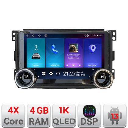 Navigatie Smart 2005-2010 Kit-smart05 Edotec  4+64 10.5 inch Incell 1K android Wifi 5Ghz gps internet