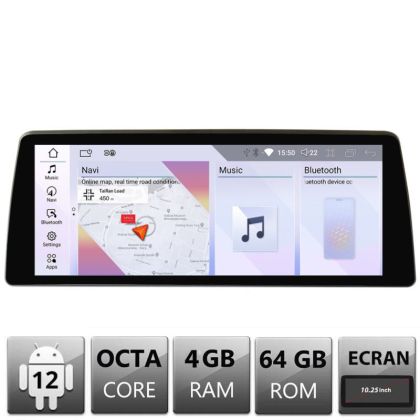 Navigatie BMW Seria 6 E63 2006-2012 cu ecran CIC Android ecran 10.25" 4+64 4G BT