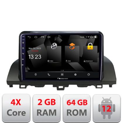 Navigáció Honda Accord 2019-2022 Nakamichi Android képernyő 720P négymagos 2+64 Carplay android auto NAM5230