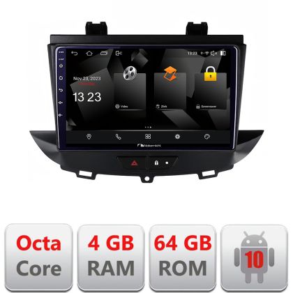 Navigatie Opel Grandland X Crossland X 2016-2020 Nakamichi NAM5510 Qled Octa Core 720p 4+64 DSP 360 camera carplay android auto