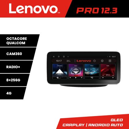 Navigáció Mercedes Vito Viano 2004-2006 Lenovo Qled 12.3 hüvelykes Octa Core 8+256 360 DSP ADAS Carplay android auto rádió internet Kit-+PRO-12.3-8+256+KIT-10-9