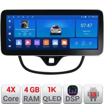 Navigatie Opel Karl 2017- K-karl Edotec 4+64 12.3 inch Incell 1K android Wifi 5Ghz gps internet  