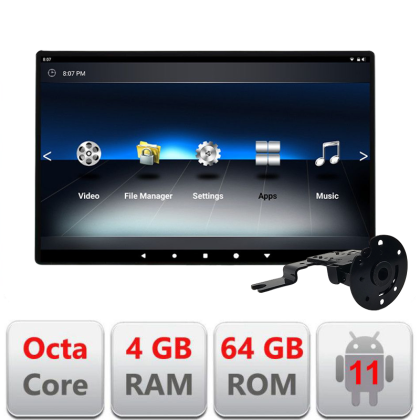 Monitor Android TRAVEL11.6A2-BENZ02 pentru tetieră cu prindere dedicată Ecran IPS tactil HD Video Music TV Player Intrare HDMI WiFi