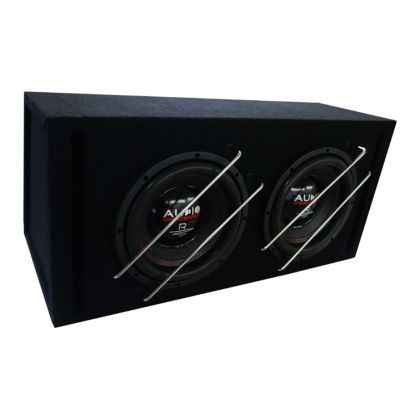 Subwoofer pasiv cu incinta, Audio System, 800 W RMS, 1400 W MAX, difuzoare 2 x 10", bass reflex