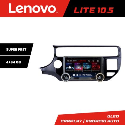 Navigatie Kia Rio Kit-504 Lenovo  8 core 4+64 10.5 inch Incell 1K android Wifi 5Ghz gps internet  