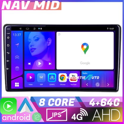 Navigatie Renault Trafic 2008-2012 Octa Core EDOTEC-LITE Android Ecran 720P Octa Core 4+64 Carplay  Android auto