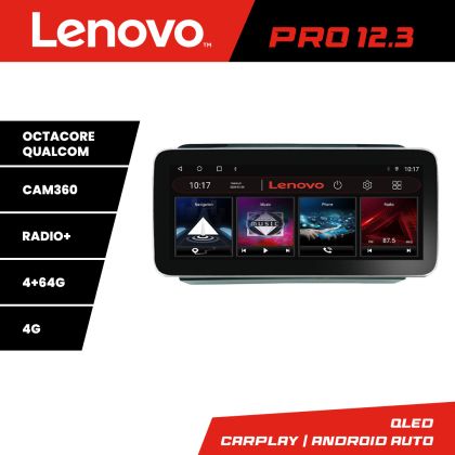 Navigatie VW PQB K-vw Lenovo PRO 4+64 12.3 inch qled android 4G DSP gps internet  8Core