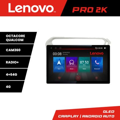 Navigáció Peugeot 301 2012-2020 Lenovo Qualcomm Qled 2K Octa Core 8+128 LTE 4G DSP Wifi 5Ghz HDMI android autó carplay rádió gps internet ULTRA-2K-13-8+128 v1