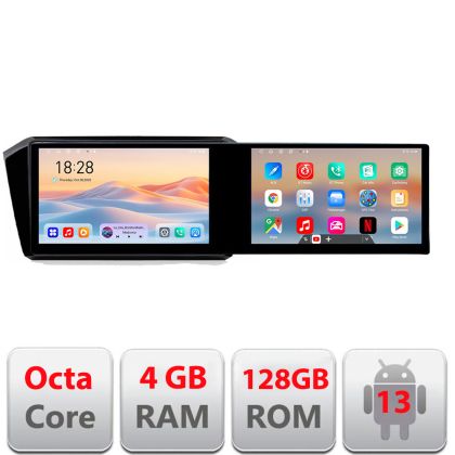 Navigatie VW PASSAT 2015- Kit-518 Edotec 2 ecrane  8 core 4+128 21.6 inch Incell android Wifi 5Ghz gps internet