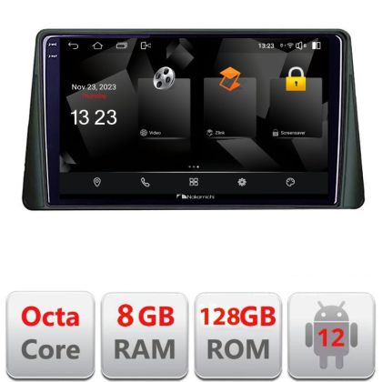 Navigáció Ford Focus 4 Kuga 2018-2023 Android Octa Core Qualcomm 2K QLED 8+128 DTS DSP 360 4G Optikai