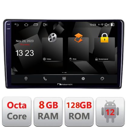 Navigáció Renault Trafic 2008-2012 Android Octa Core Qualcomm 2K QLED 8+128 DTS DSP 360 4G Optikai
