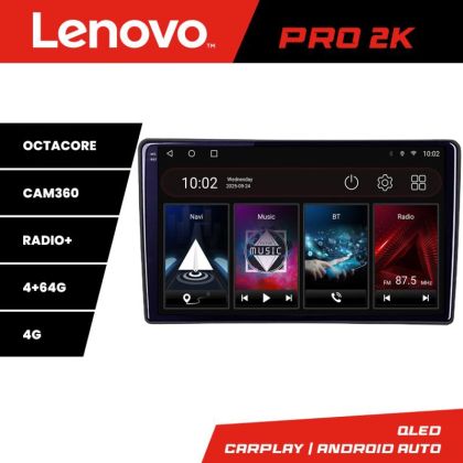 Navigáció Citroen C3 2022- Lenovo Qled 2K Octa Core 4+64 360 DSP Carplay android-auto gps PRO-2K-9-4+64