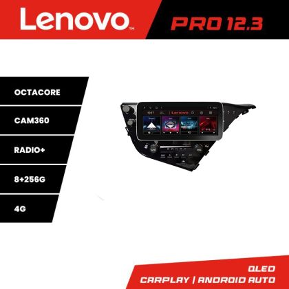 Navigáció Toyota Camry 2017-2021 Lenovo PRO 8+256 12,3 hüvelykes qled android 4G DSP gps internet Kit-camry-2018