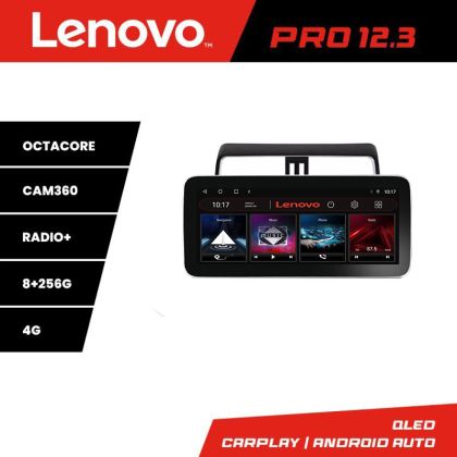 Navigáció Toyota Prado J150 2018- K-1065 Lenovo PRO 8+256 12,3 hüvelykes qled android 4G DSP gps internet