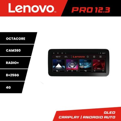 Navigáció Ssangyong Kyron Actyon K-158 Lenovo PRO 8+256 12,3 hüvelykes qled android 4G DSP gps internet