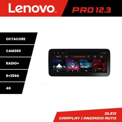 Navigáció Mercedes ML GL K-213 Lenovo PRO 8+256 12,3 hüvelykes qled android 4G DSP gps internet 8Core