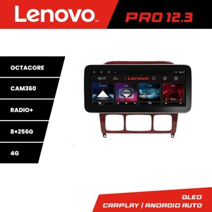Navigáció Mercedes Class S 1998-2005 K-220 Lenovo PRO 8+256 12,3 hüvelykes qled android 4G DSP gps internet
