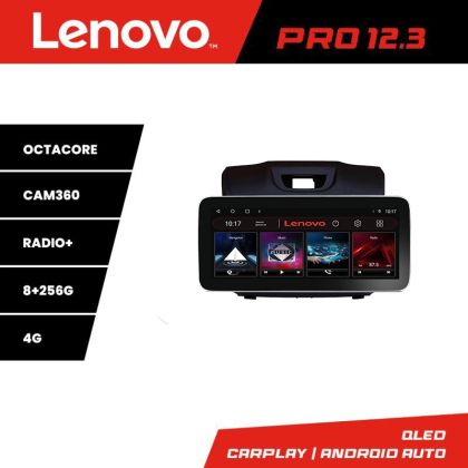 Navigáció Isuzu D-Max K-2234 Lenovo PRO 8+256 12,3 hüvelykes qled android 4G DSP gps internet 8Core v1