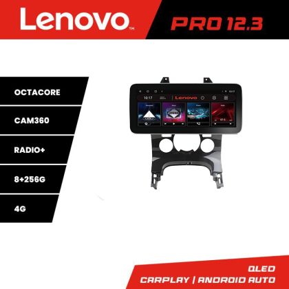 Navigáció Peugeot 3008 K-323 Lenovo PRO 8+256 12,3 hüvelykes qled android 4G DSP gps internet 8Core