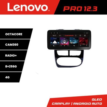 Navigáció Renault Clio 4 V1 K-467 Lenovo PRO 8+256 12,3 hüvelykes qled android 4G DSP gps internet 8Core