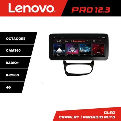 Navigáció Renault Clio 4 V2 K-468 Lenovo PRO 8+256 12.3 hüvelykes qled android 4G DSP gps internet 8Core