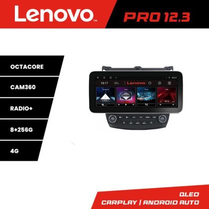 Navigáció Honda Accord 2004-2008 K-accord Lenovo PRO 8+256 12,3 hüvelykes qled android 4G DSP gps internet Q