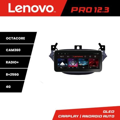 Navigáció Opel Corsa 2013-2016 K-corsa Lenovo PRO 8+256 12,3 hüvelykes qled android 4G DSP gps internet