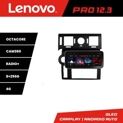 Dedikált navigáció Edonav Hummer H2 2002-2008 Lenovo PRO 8+256 12.3 hüvelykes qled android 4G DSP gps internet KIT-hummer2002