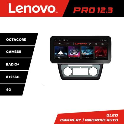 Navigáció Skoda Yeti 2009-2014 K-YETI Lenovo PRO 8+256 12,3 hüvelykes qled android 4G DSP gps internet
