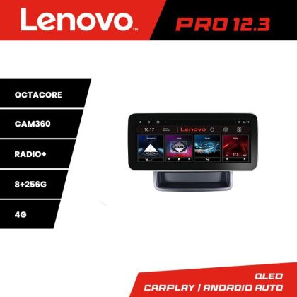 Navigáció Renault Traffic 2009-2014 Lenovo Qled 12.3 hüvelykes Octa Core 8+256 360 DSP ADAS Carplay android auto rádió internet Kit-+PRO-12.3-8+256+KIT-10-9
