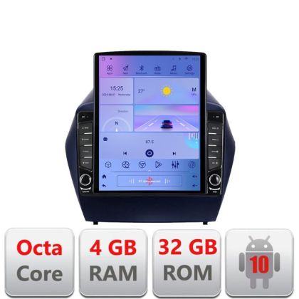 Navigatie Hyundai IX35 G-361 ecran tip TESLA 9.7" cu Android Radio Bluetooth Internet GPS WIFI 4+32GB DSP 4G Octa Core