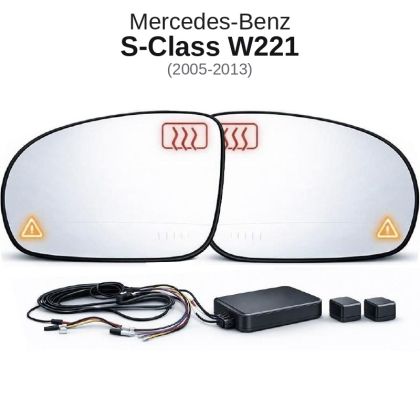 Senzor unghi mort Mercedes Benz S-Class W221 2005-2013 — oglindă dedicată