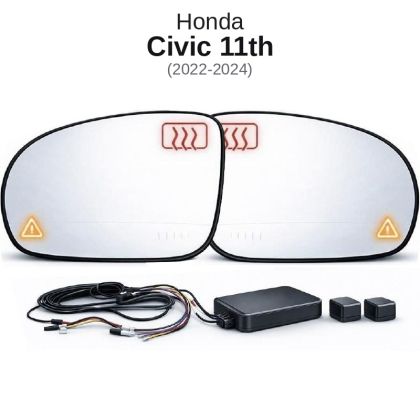 Senzor unghi mort Honda Honda Civic 11th 2022-2024 — oglindă dedicată