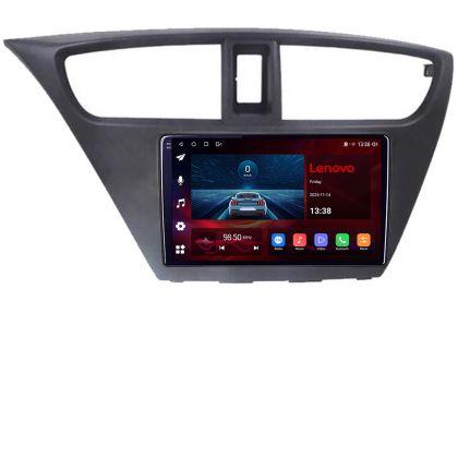 Navigatie Honda Civic gen 9 2012-2016, Lenovo Ultra Original, Qualcomm 8-Core, 4G, Camera 360, CarPlay Wireless, 4+64GB, 9"