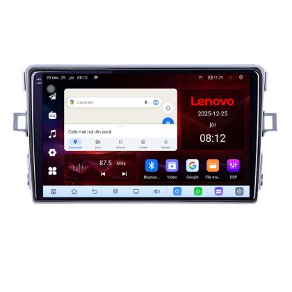 Navigatie Toyota Verso 2010-2016 Lenovo Kit-133 8 Core 2.2 Ghz 8+128 Qled Incell 1K Android 360 Carplay DSP AHD 1080P ADAS 4G Wifi 5Ghz Bluetooth PRO