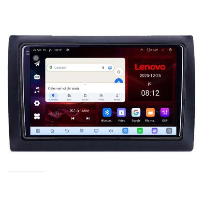 Navigatie Fiat Stilo Lenovo Kit-STILO 8 Core 2.2 Ghz 8+128 Qled Incell 1K Android 360 Carplay DSP AHD 1080P ADAS 4G Wifi 5Ghz Bluetooth PRO
