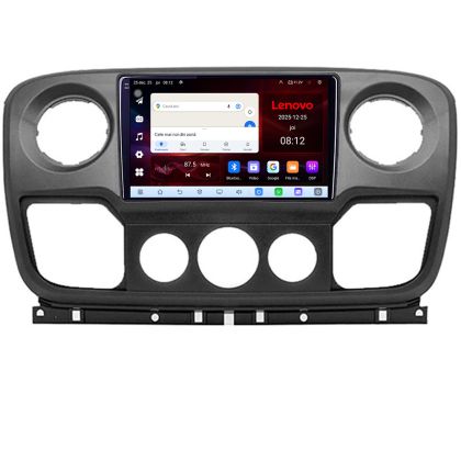 Navigatie Opel Movano, Renault Master 2010-2021 8 Core 2.2 Ghz 8+128 Qled Incell 1K Android 360 Carplay DSP AHD 1080P ADAS 4G Wifi 5Ghz Bluetooth PRO
