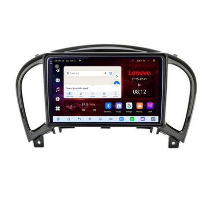 Navigatie Nissan Juke 2010-2015 Lenovo Kit-JUKE 8 Core 2.2 Ghz 8+128 Qled Incell 1K Android 360 Carplay DSP AHD 1080P ADAS 4G Wifi 5Ghz Bluetooth PRO