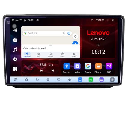 Navigatie Skoda Fabia 2 2009-2014 8 Core 2.2 Ghz 8+128 Qled Incell 1K Android 360 Carplay DSP AHD 1080P ADAS 4G Wifi 5Ghz Bluetooth PRO