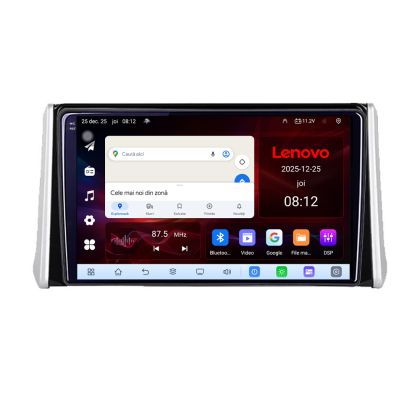 Navigatie Toyota RAV4 2018 8 Core 2.2 Ghz 8+128 Qled Incell 1K Android 360 Carplay DSP AHD 1080P ADAS 4G Wifi 5Ghz Bluetooth PRO Lenovo