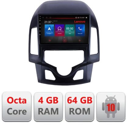 Navigáció Hyundai I30 2009-2012 automata klíma E-i30automatikus Octa Core Android Rádió Bluetooth Internet GPS WIFI D