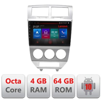 Navigáció Dodge Caliber 2006-2010 E-caliber-06 Octa Core Android Rádióval Bluetooth Internet GPS WIFI DSP 4+64GB 4G