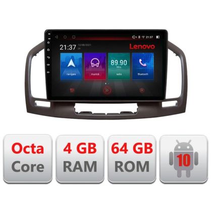 Navigatie Opel Insignia 2009-2013 E-114 Octa Core cu Android Radio Bluetooth Internet GPS WIFI DSP 4+64GB 4G RESIGILAT