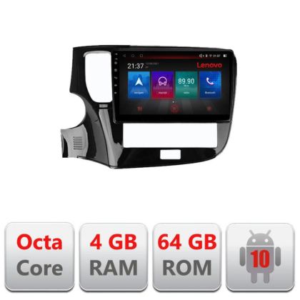 Navigáció Mitsubishi Oultander 2020- E-1230-20 Octa Core Android Rádió Bluetooth Internet GPS WIFI DSP 4+64GB 4G