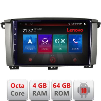 Toyota Land Cruiser L100 navigáció 2002-2006 Android rádió gps internet Octa Core 4+64 LTE KIT-L105+EDT-E510-PRO