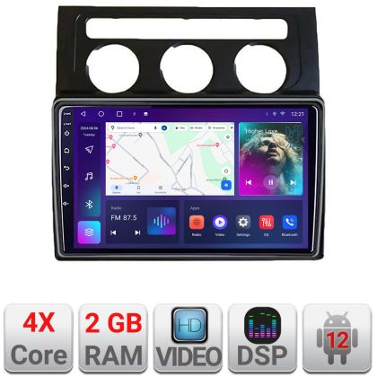 Navigatie VW Touran 2003-2009 clima automata A-touran2  2+32 GB Android Waze USB Navigatie Internet Youtube Radio