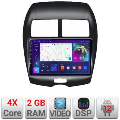 Navigatie Mistubishi ASX A-026  2+32 GB Android Waze USB Navigatie Internet Youtube Radio