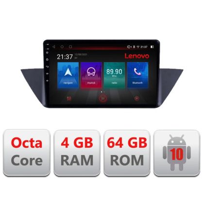 BMW X1 E84 E-219 Octa Core navigáció Android rádióval, Bluetooth internettel, GPS-szel, WIFI DSP-vel, 4+64GB 4G-vel